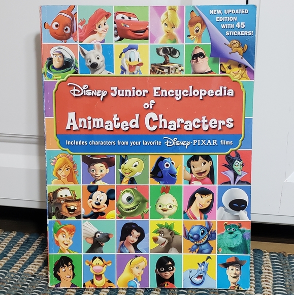 🦋Disney Junior Encyclopedia of Animated Characters Book🦋 - Picture 1 of 5